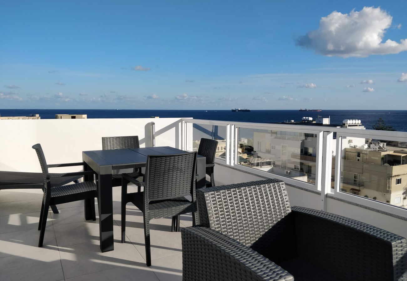 Apartamento en Marsaskala - Sea View Penthouse with large terrace IROM1-1