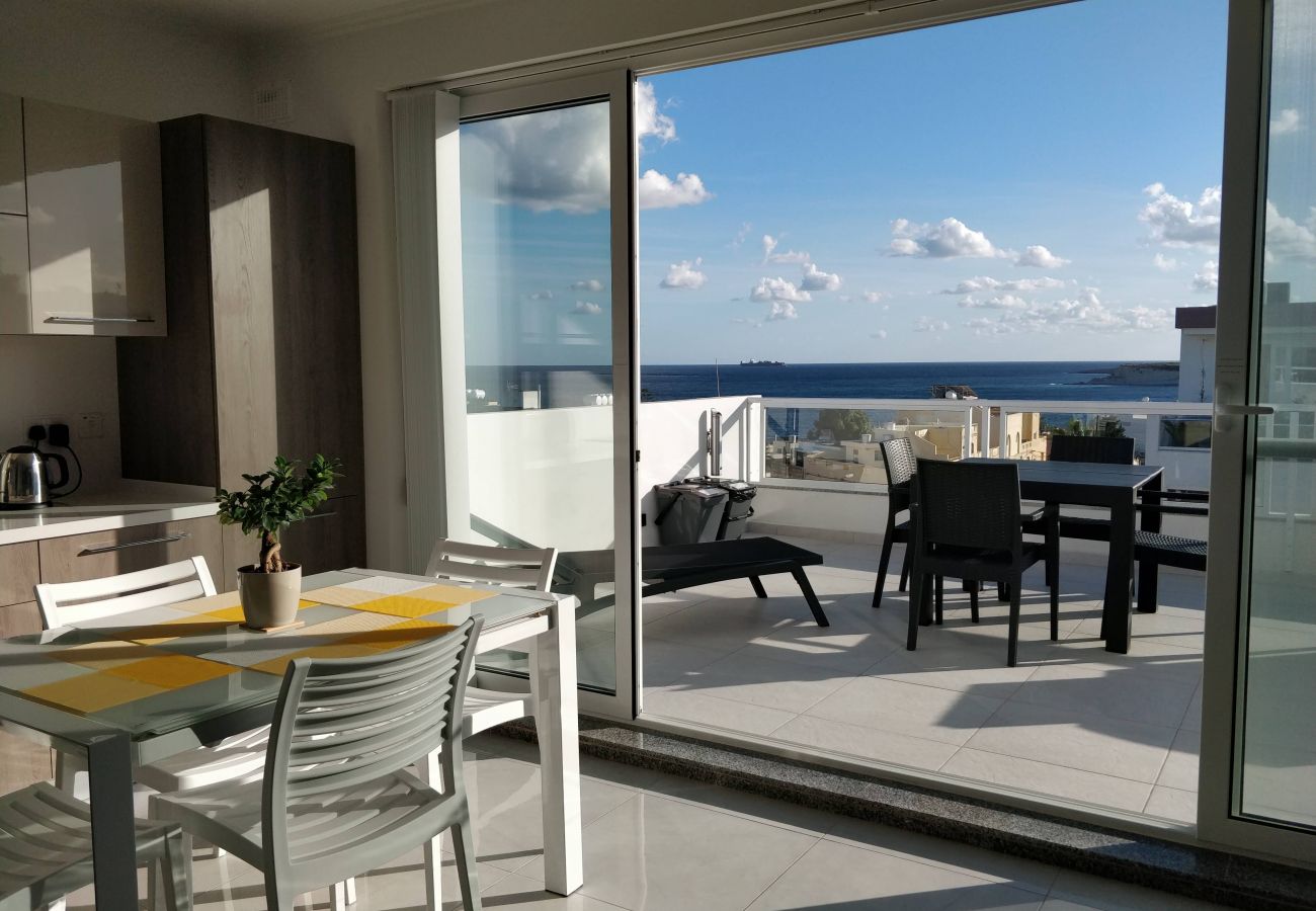 Apartamento en Marsaskala - Sea View Penthouse with large terrace IROM1-1