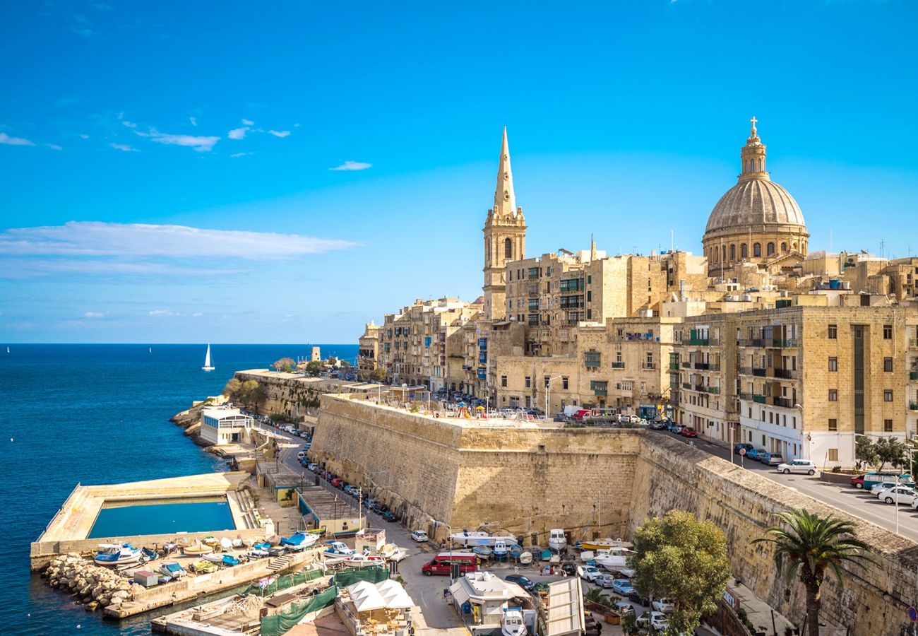 Apartamento en Valletta - Beautiful one bedroom seafront apartment VPAL1-1