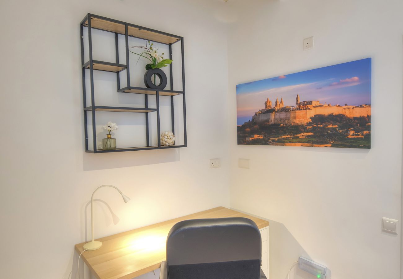 Apartamento en Valletta - Comfy 1 bedroom - Sun terrace & sea views GBUH1-1