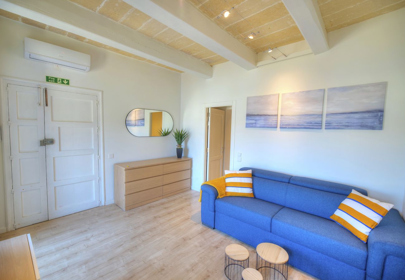 Apartamento en Valletta - Comfy 1 bedroom - Sun terrace & sea views GBUH1-1
