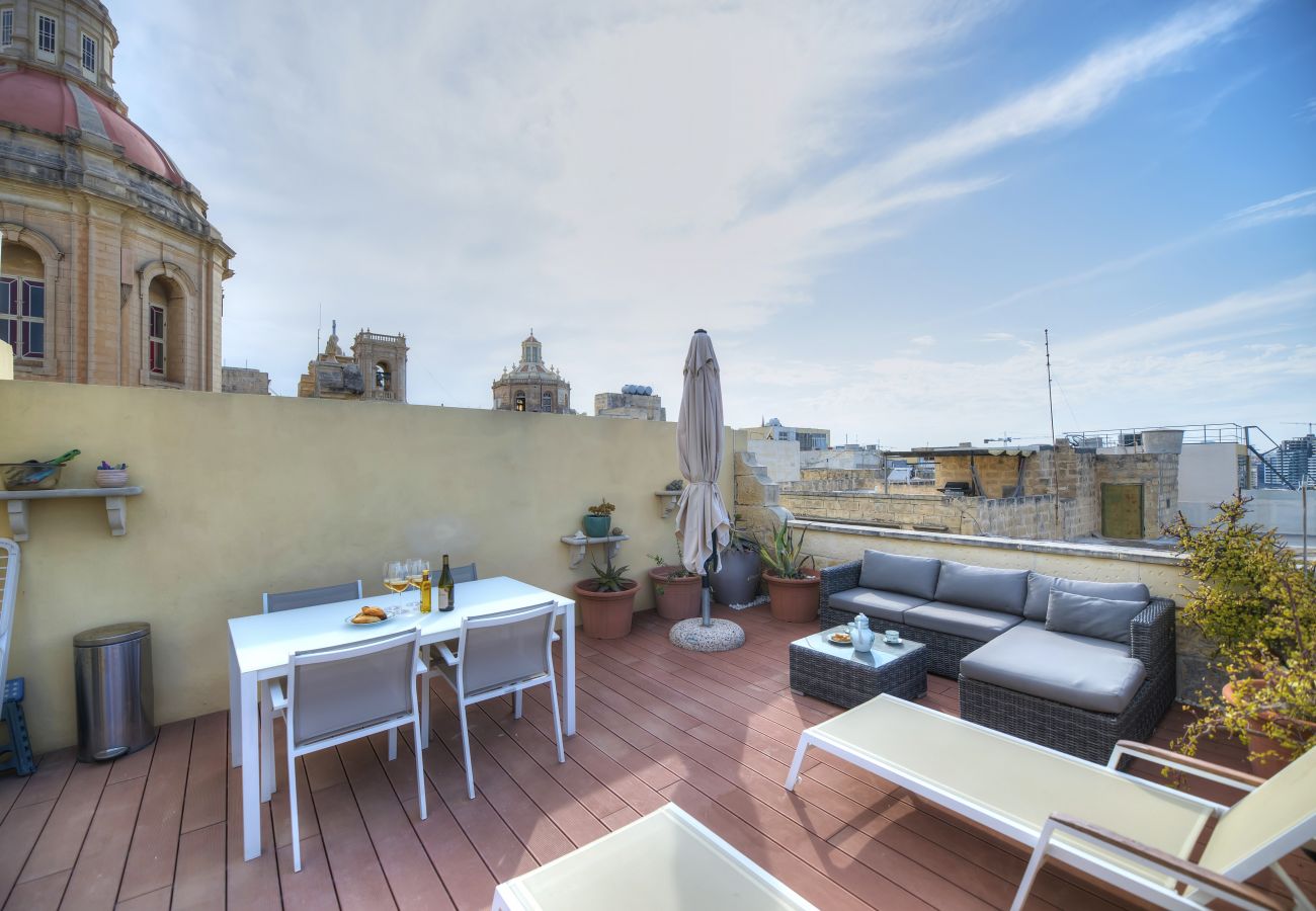 Apartamento en Valletta - Comfy 1 bedroom - Sun terrace & sea views GBUH1-1