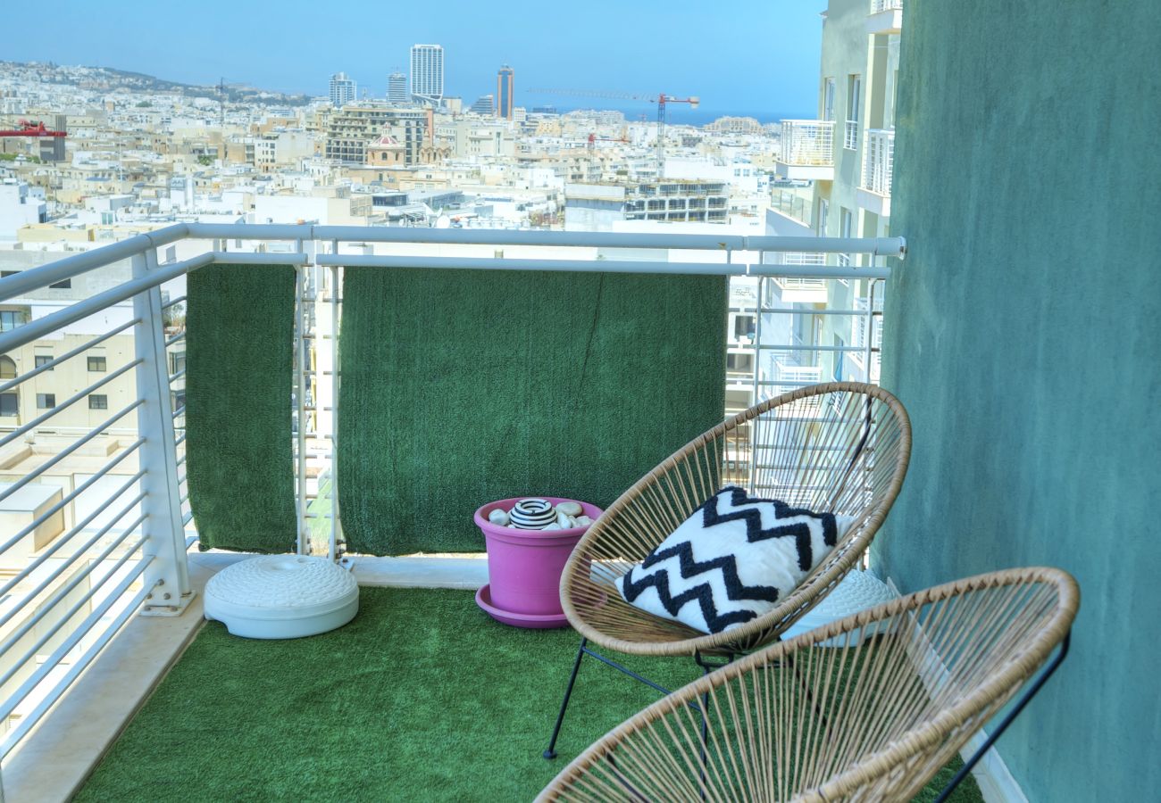 Apartamento en Sliema - Seaview terrace, 2bedrooms, communal pool COGO1-1