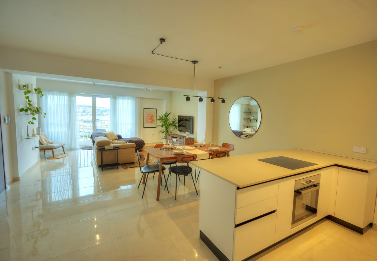 Apartamento en Gzira - Luxury&stylish 2bedroom seafront, balcony GOGZR-4