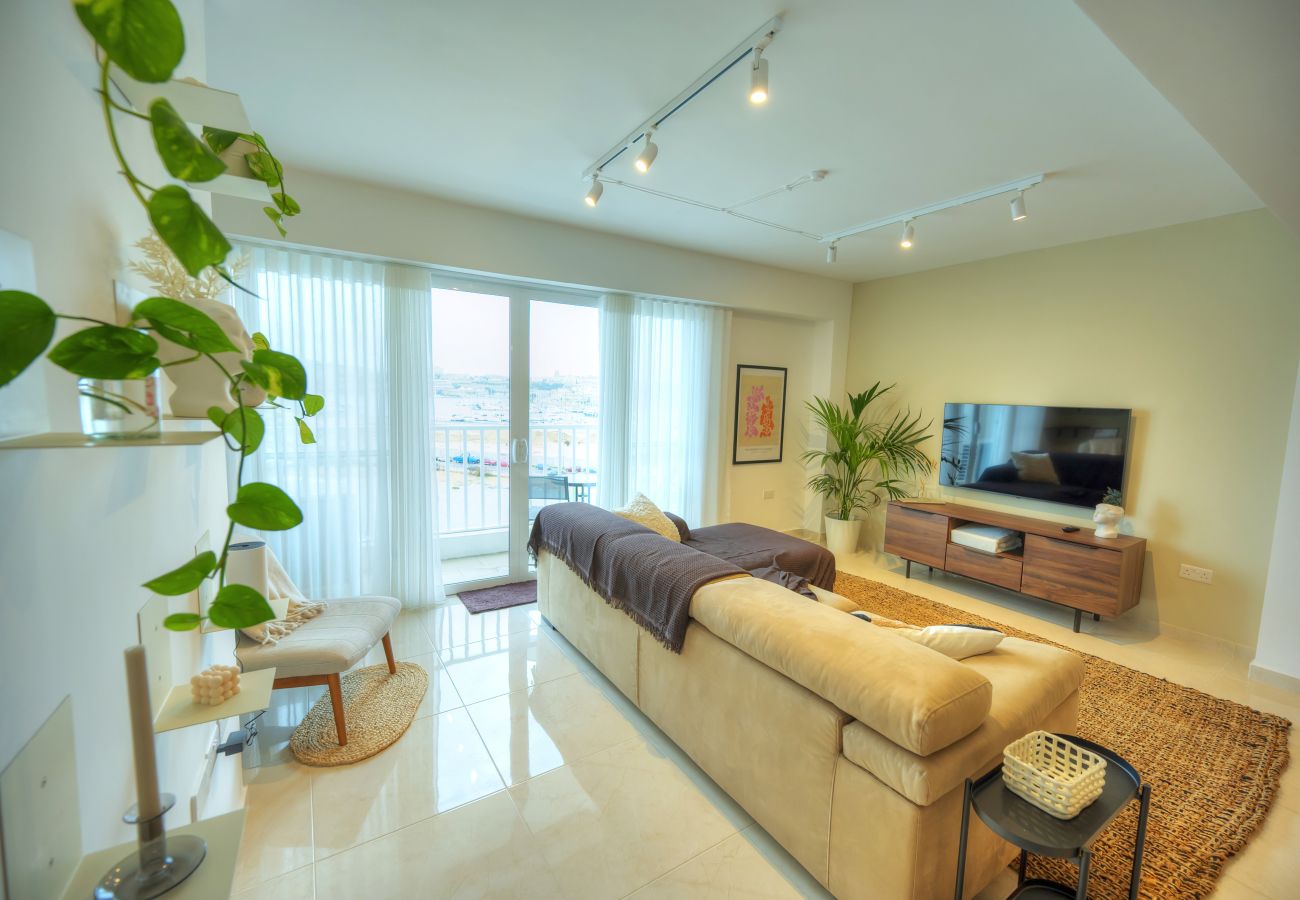 Apartamento en Gzira - Luxury&stylish 2bedroom seafront, balcony GOGZR-4