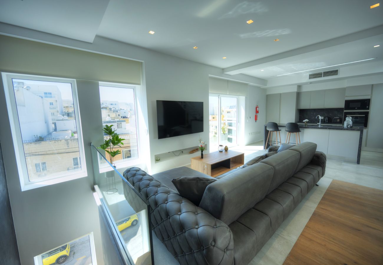 Apartamento en Swieqi - Elegant 2 bedrooms, large sun terrace, pool GCAT1-1