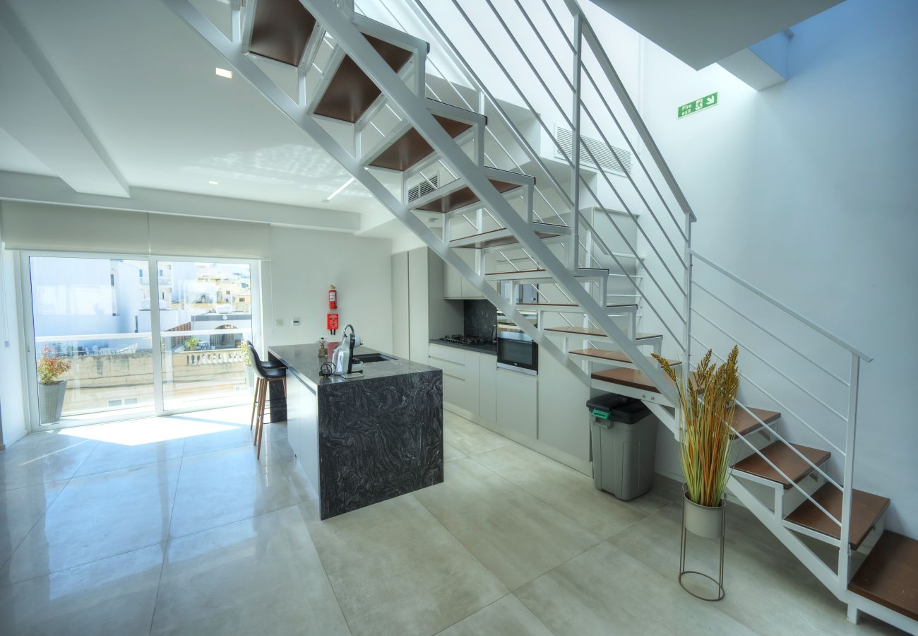 Apartamento en Swieqi - Elegant 2 bedrooms, large sun terrace, pool GCAT1-1