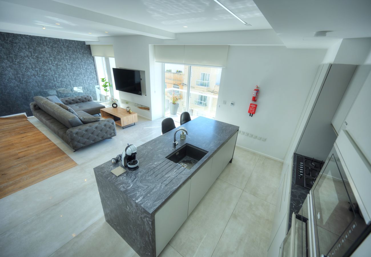 Apartamento en Swieqi - Elegant 2 bedrooms, large sun terrace, pool GCAT1-1
