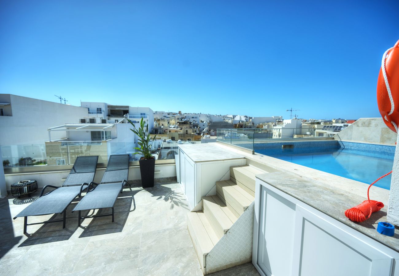 Apartamento en Swieqi - Elegant 2 bedrooms, large sun terrace, pool GCAT1-1