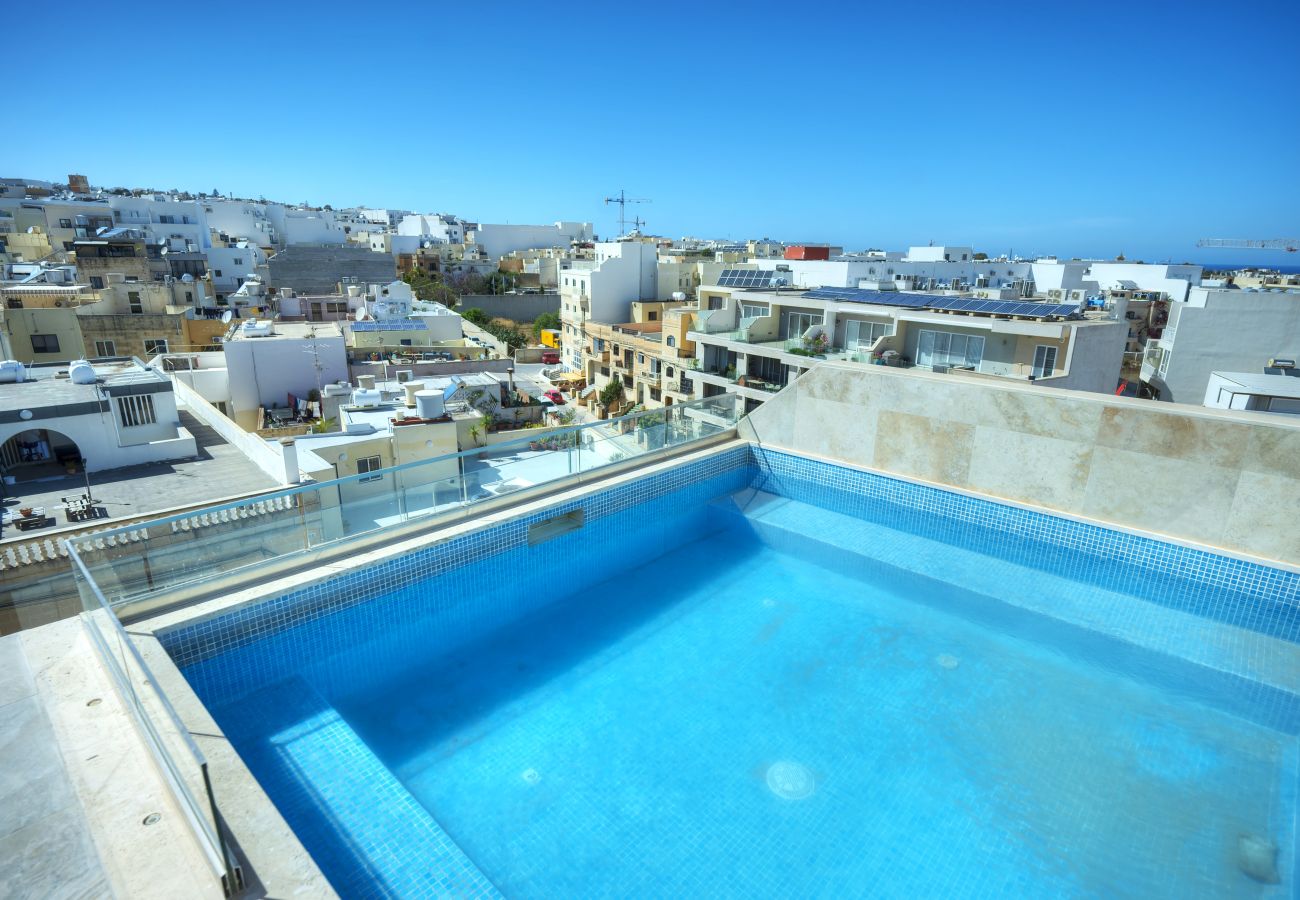 Apartamento en Swieqi - Elegant 2 bedrooms, large sun terrace, pool GCAT1-1