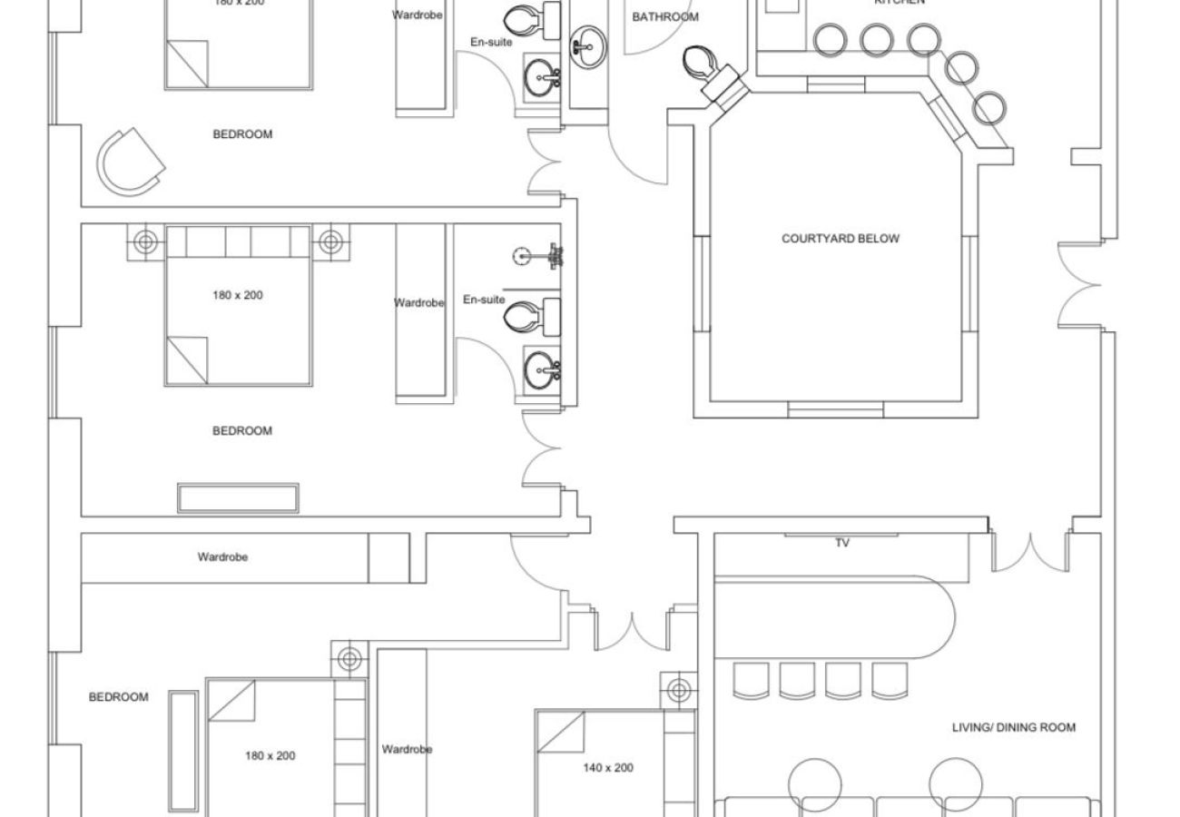 Apartamento en Valletta - Luxury & stylish 4bedroom, Valletta centre LDEM1-1