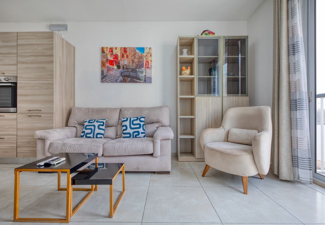 Apartamento en Sliema - Charming 2bedroom flat, creek view balcony EMAG1-1