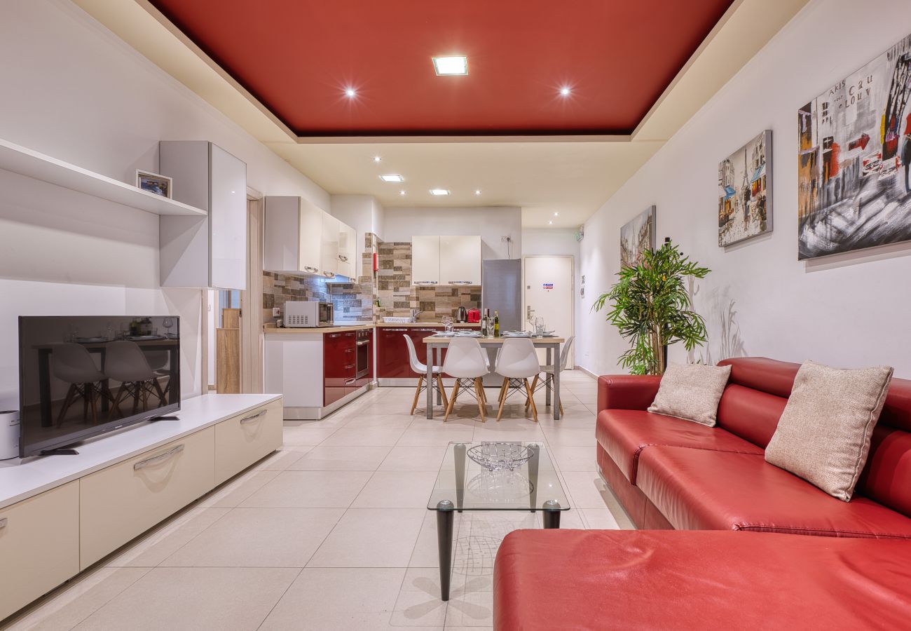 Apartamento en Sliema - Modern 2 bedroom flat with yard in Sliema NBOR1-1