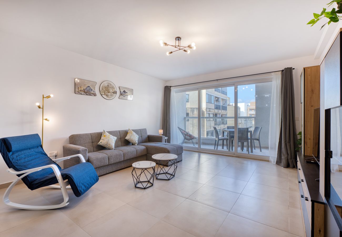 Apartamento en St. Paul’s Bay - Bright & luxury apartment with 2 balconies JVEL1-1