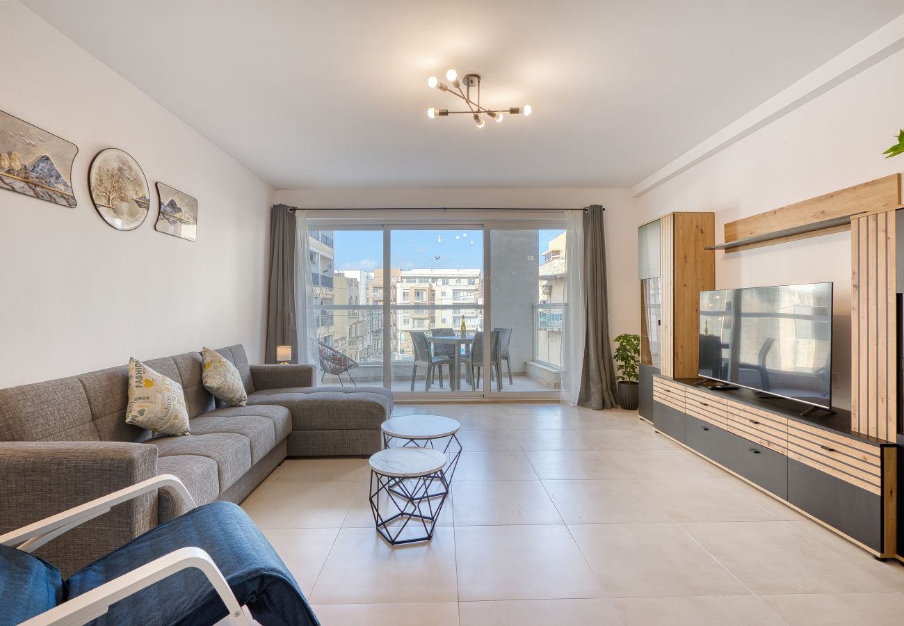 Apartamento en St. Paul’s Bay - Bright & luxury apartment with 2 balconies JVEL1-1