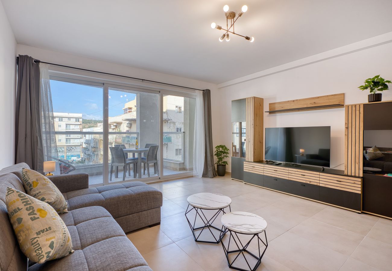 Apartamento en St. Paul’s Bay - Bright & luxury apartment with 2 balconies JVEL1-1