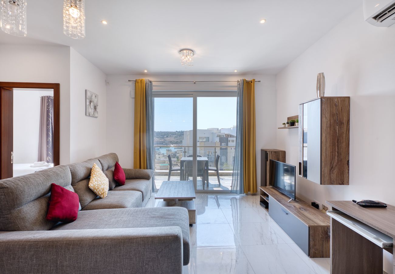 Apartamento en Marsaxlokk - Spacious & bright 3 bedroom with balcony KDEB1-1