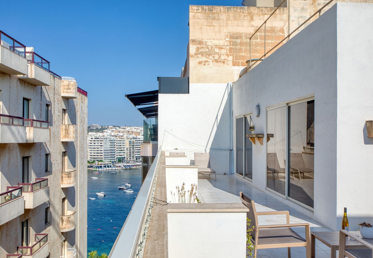 Apartamento en Sliema - Spacious & bright apartment, sun terrace PGAL1-1