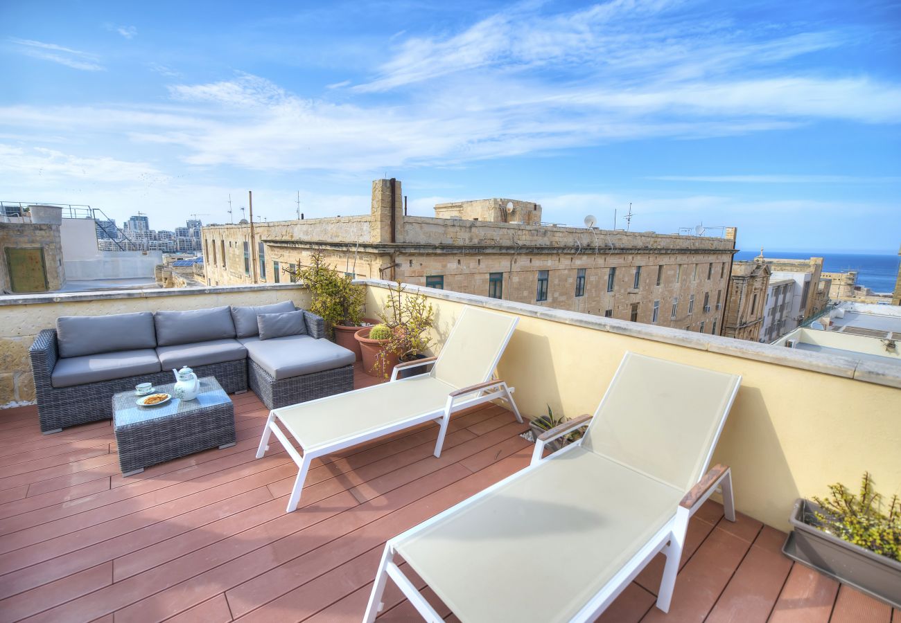 Appartement à Valletta - Comfy 1 bedroom - Sun terrace & sea views GBUH1-1