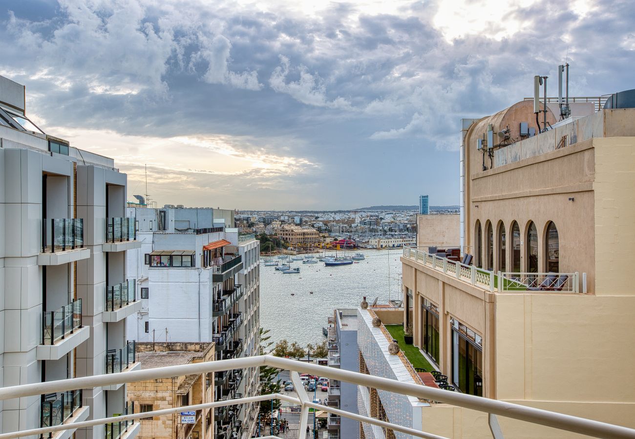Appartement à Sliema - Roof terrace, Seaview 3 bedroom penthouse GOSLM-11