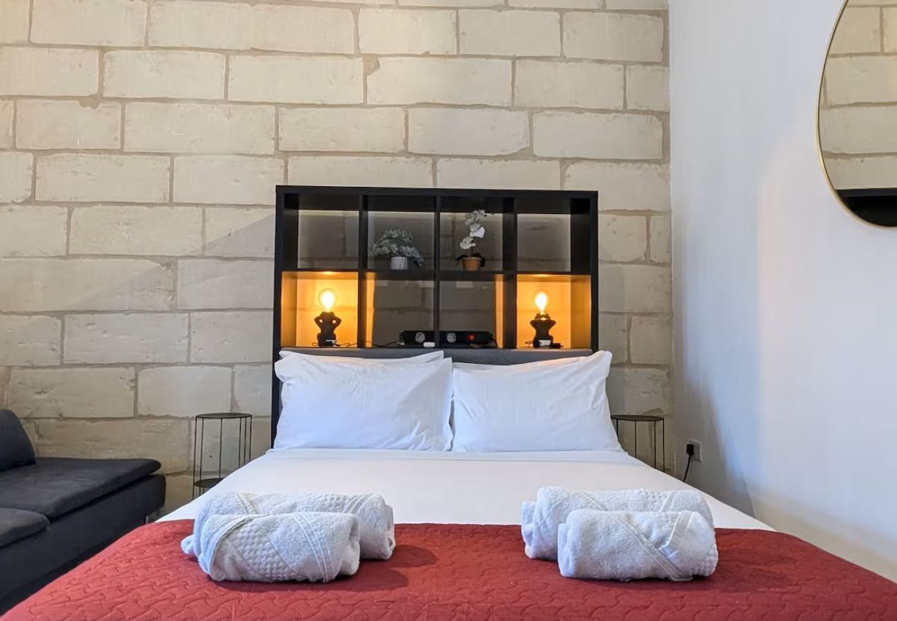 Studio à Cospicua - Cosy double studio, shared roof terrace GOBLU-4