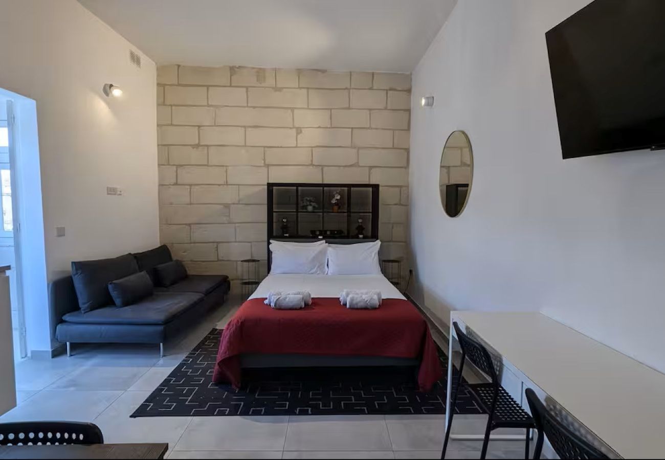 Studio à Cospicua - Bright studio, kitchenette, roof terrace GOBLU-3