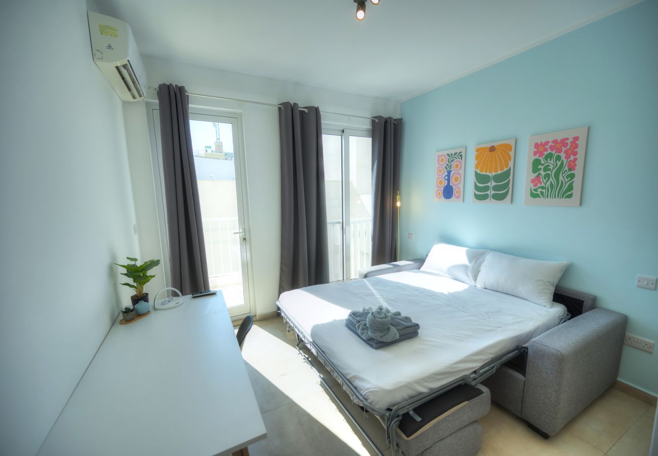 Appartement à Gzira - Spacious one bedroom with study JGRI1-1