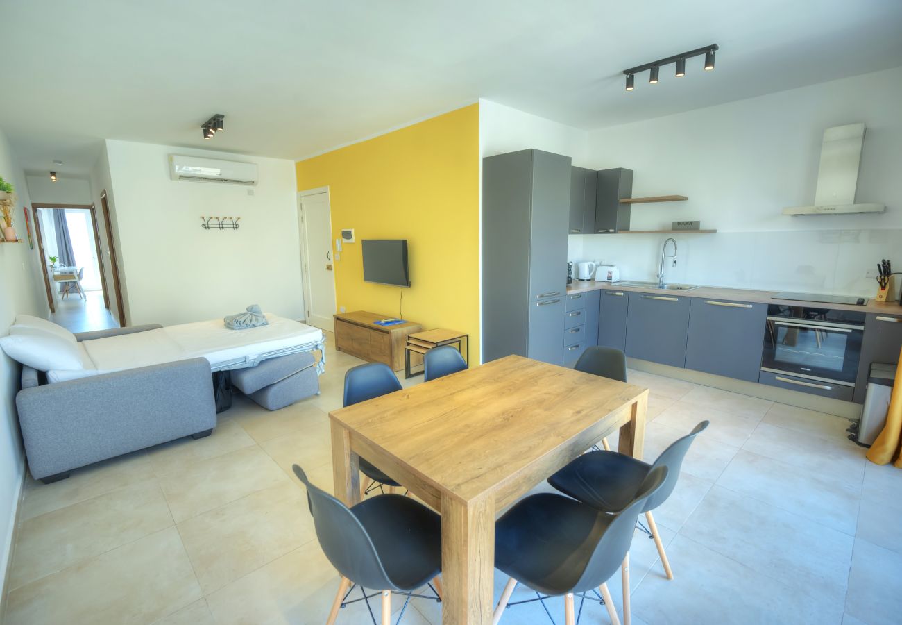 Appartement à Gzira - Spacious one bedroom with study JGRI1-1