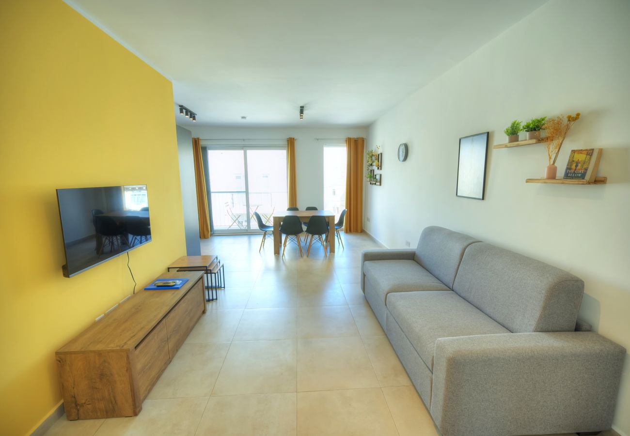 Appartement à Gzira - Spacious one bedroom with study JGRI1-1