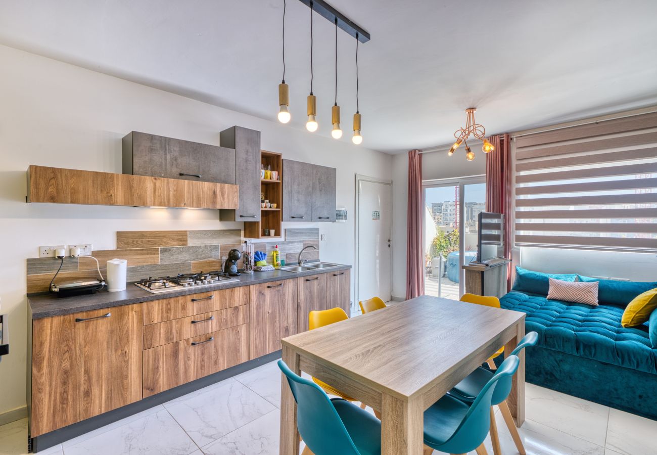 Appartement à Msida - Modern 3 bedroom with Jacuzzi and terrace MCAR1-1