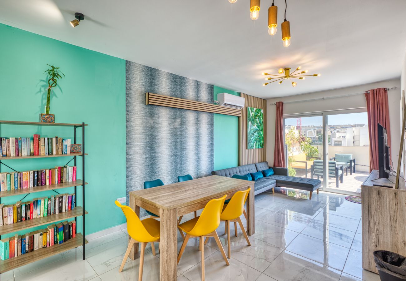 Appartement à Msida - Charming 3bedroom with jacuzi and terrace MCAR1-2