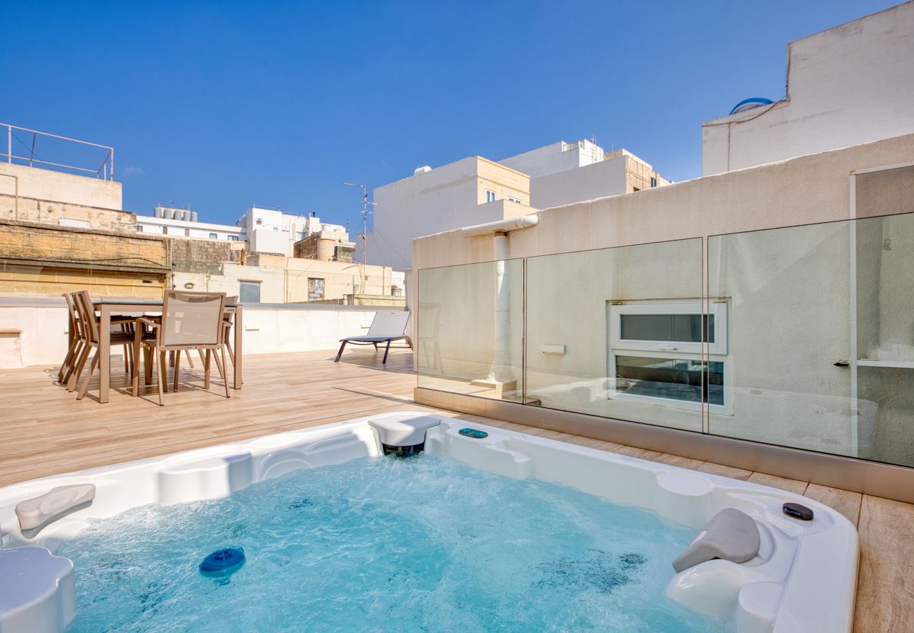 Maison à Sliema - Impressive 3 bedrooms, sun terrace, jacuzzi AMRA1-1