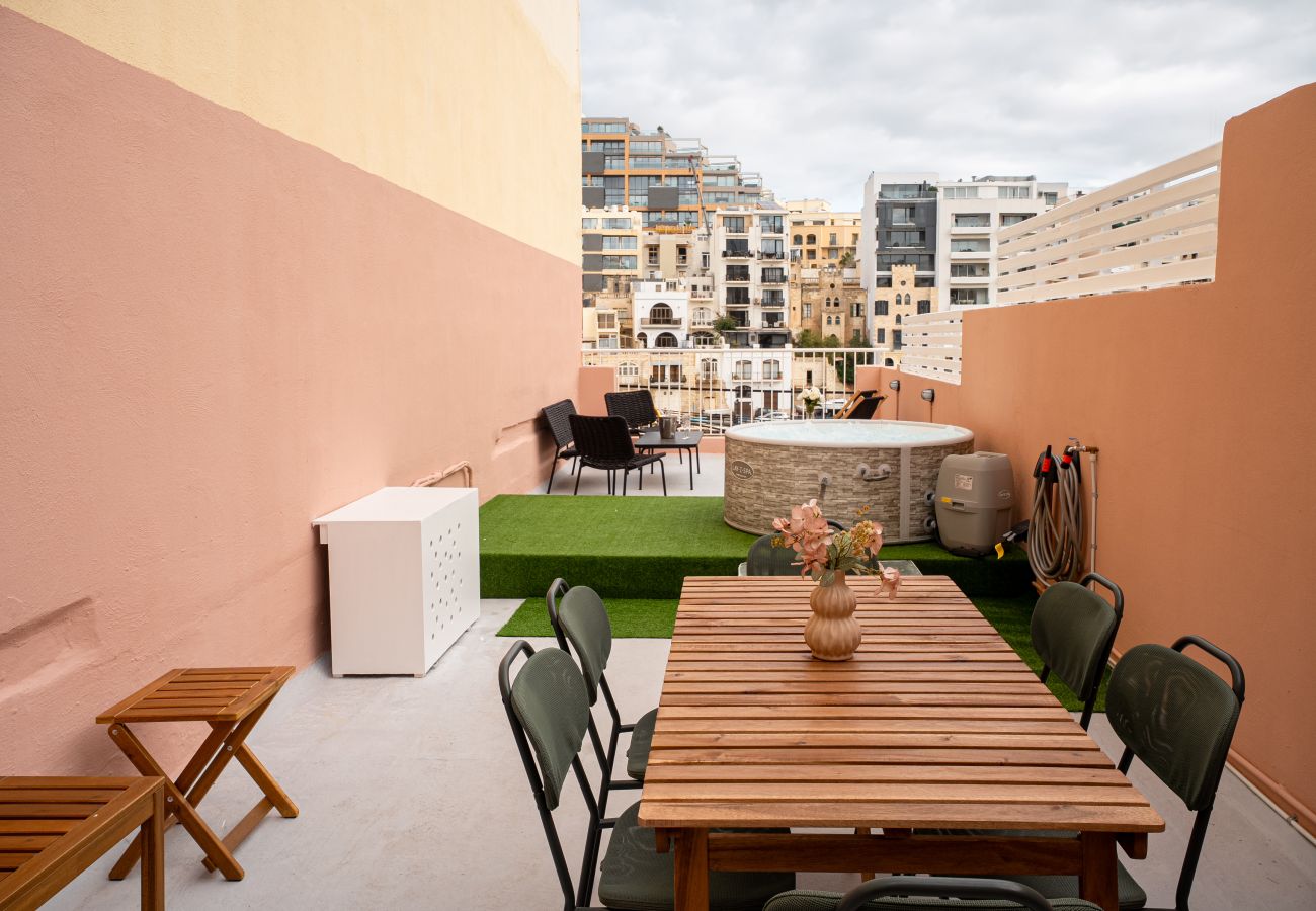 Maison à St Julian's - Sumptuous townhouse, sea view roof terrace GOSTJ-2