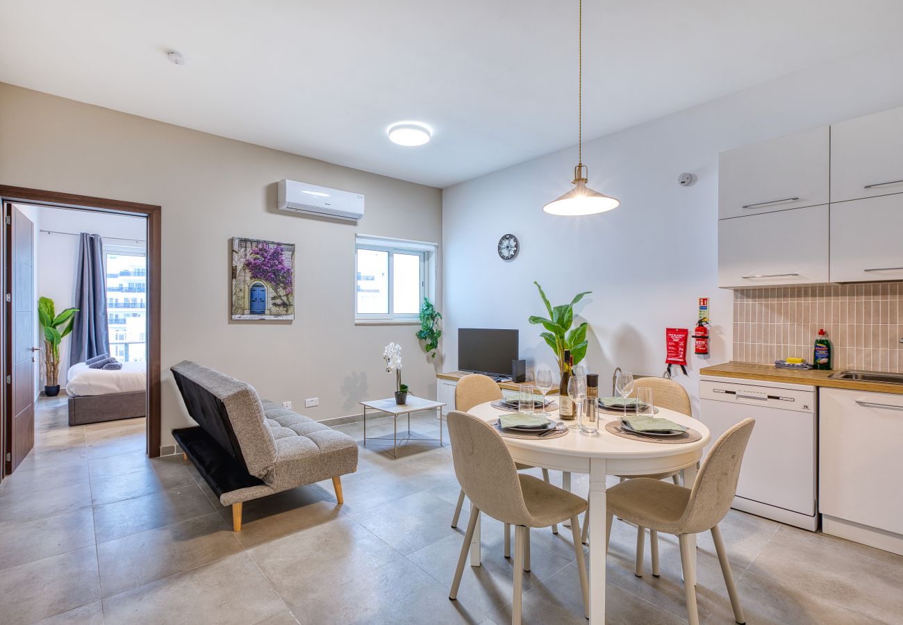 Appartement à Gzira - Bright & modern penthouse, 2 sun terraces BFRA1-3