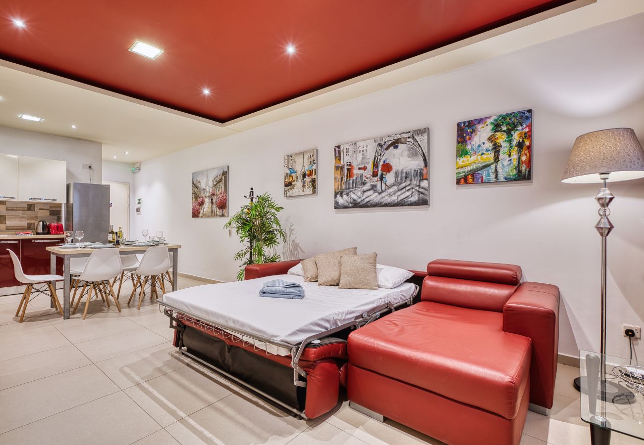 Appartement à Sliema - Modern 2 bedroom flat with yard in Sliema NBOR1-1