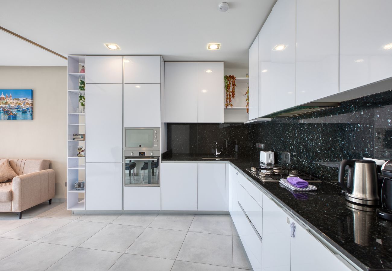 Appartement à St. Paul’s Bay - Modern 2 bedroom apartment, 2 balconies BZAR1-1