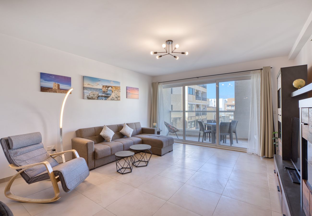 Appartement à St. Paul’s Bay - Large & stylish apartment with 2 balconies JVEL1-2