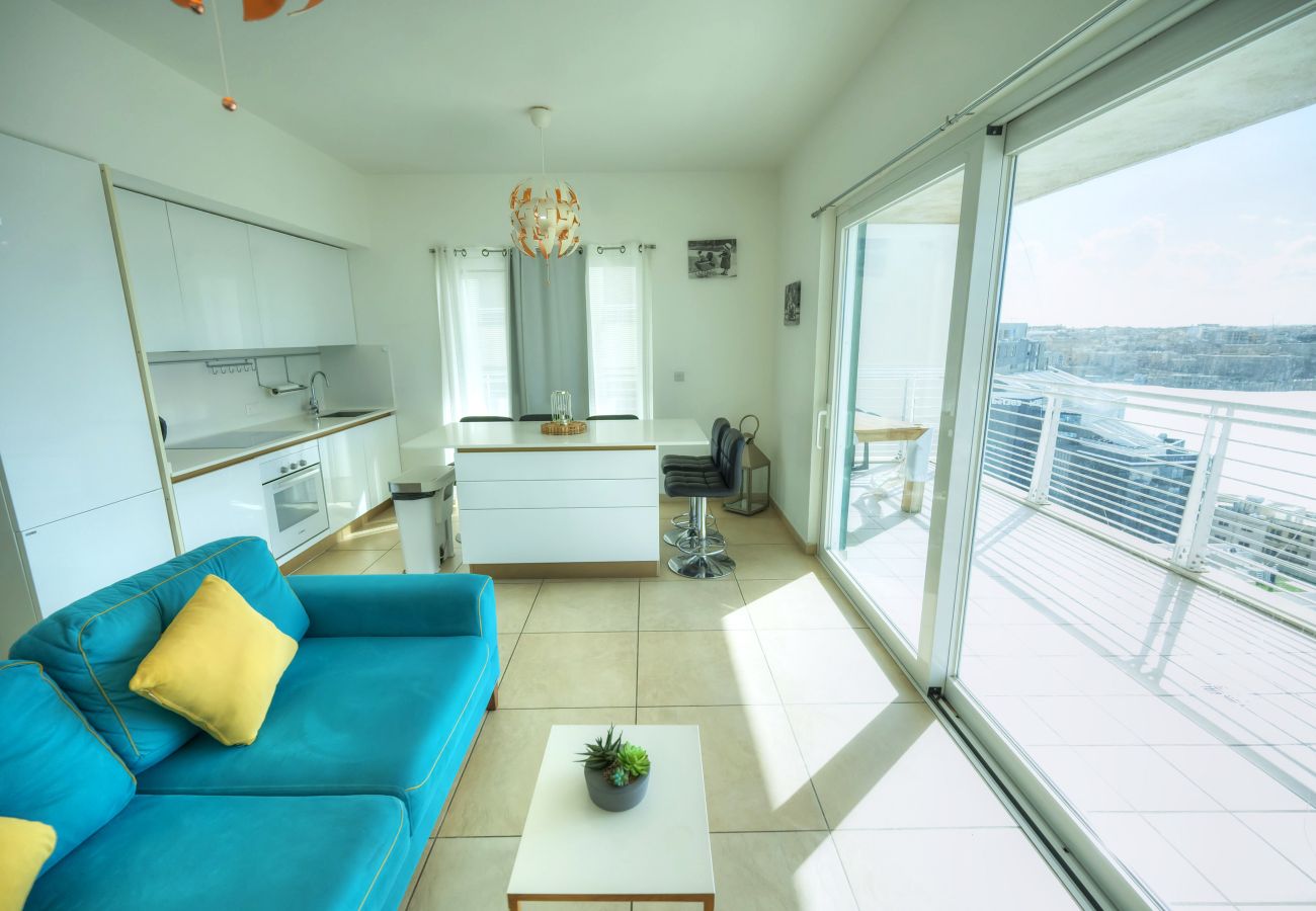 Apartment in Sliema - Seaview terrace, 2bedrooms, communal pool COGO1-1