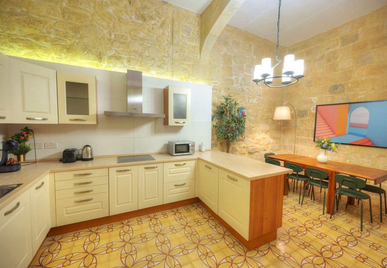 Terraced House in Valletta - Magestic palazzo, jacuzzi on roof terrace GOVAL-3