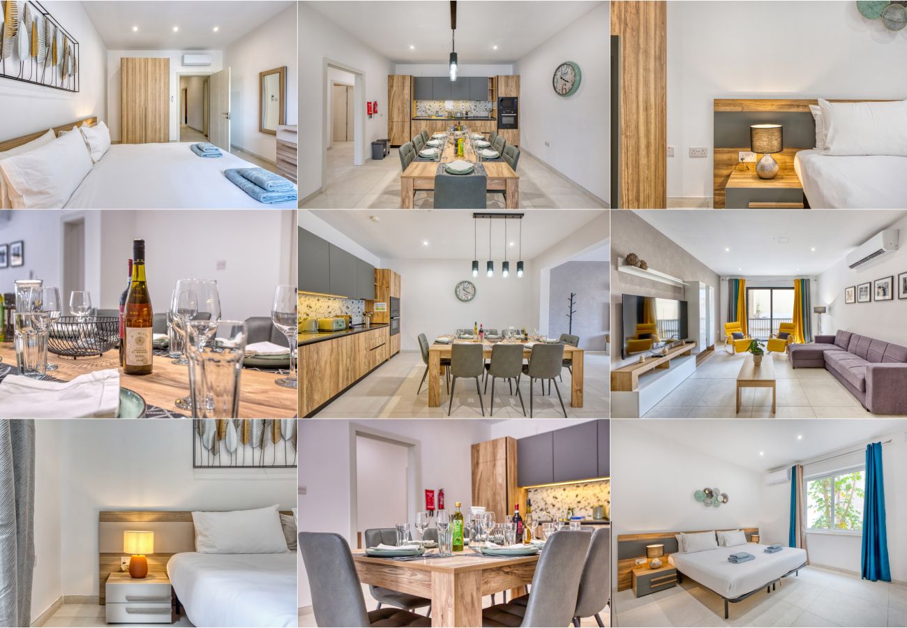 Apartment in Sliema - Spacious & Cozy 4-Bedroom in Sliema JELL1-2