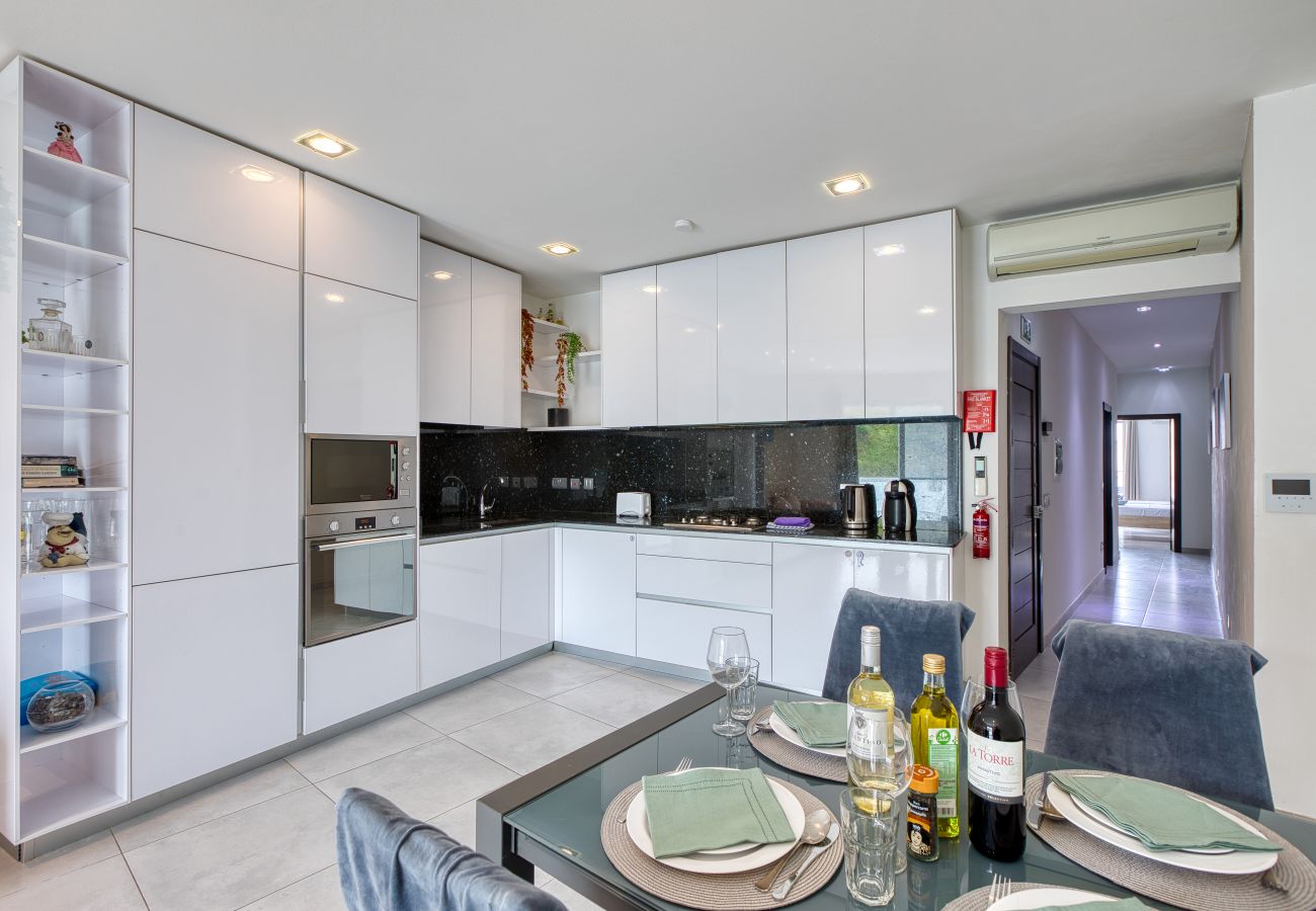 Apartment in St. Paul’s Bay - Modern 2 bedroom apartment, 2 balconies BZAR1-1