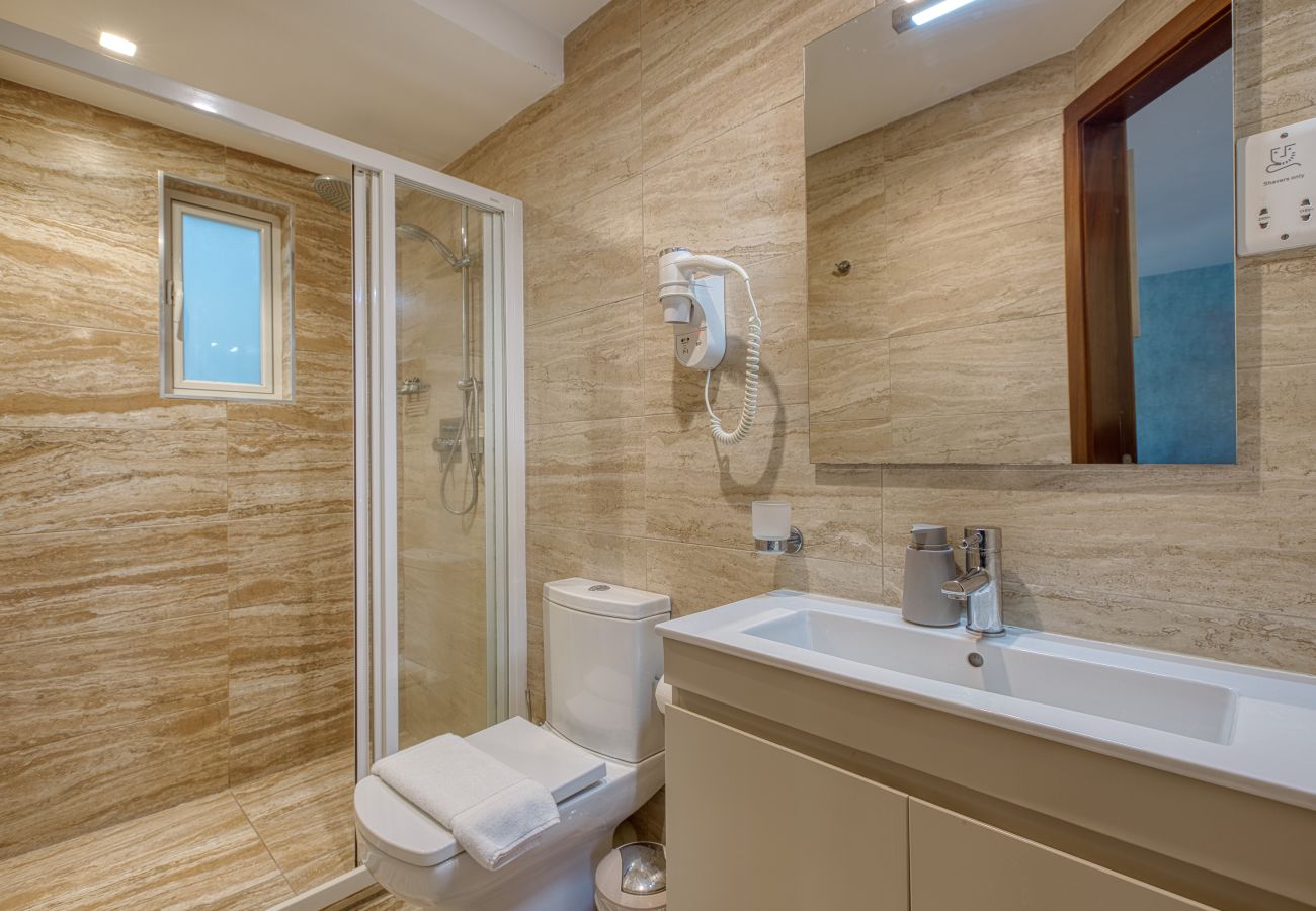Apartment in Sliema - Large studio with balcony & shared terrace GOTWN4